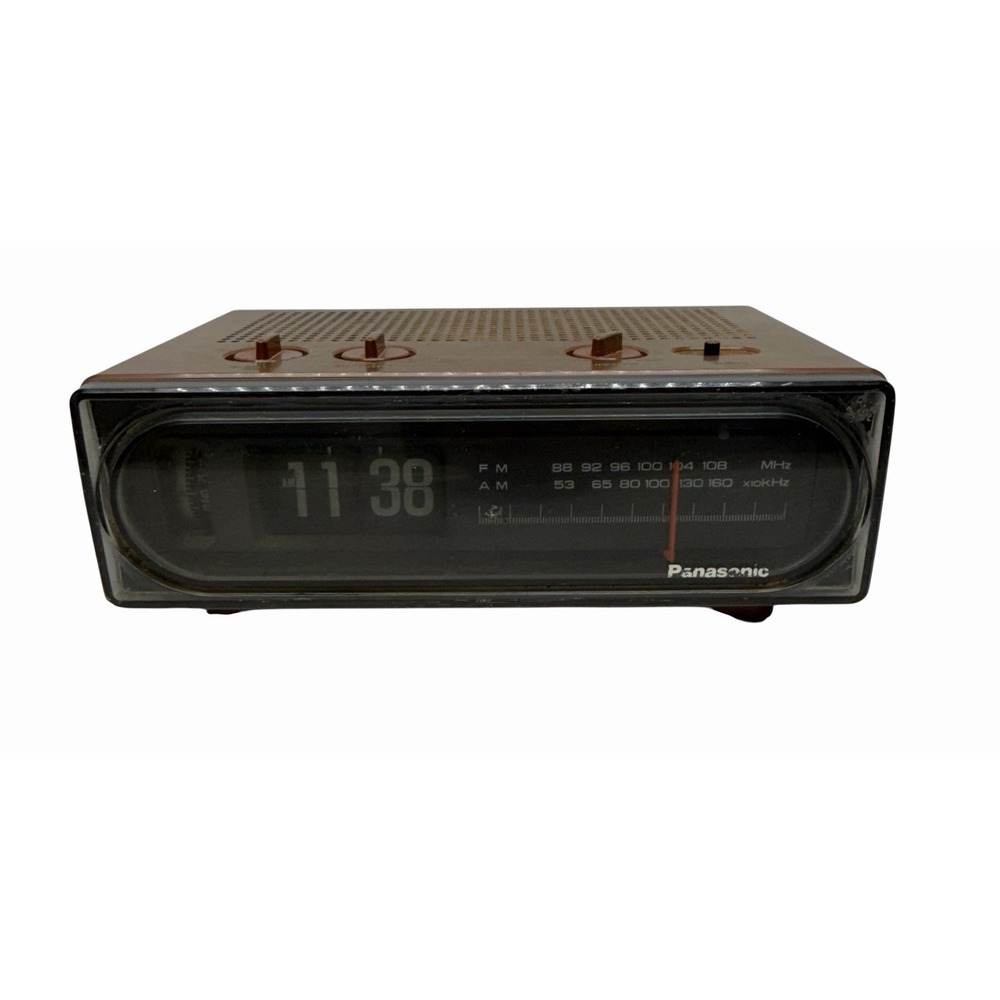 Vtg Panasonic RC-6015 Back to the Future Clock Radio- Parts - Used - Please Read